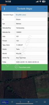 Düzce Merkez Yenikaraköyde Satılık Tarla