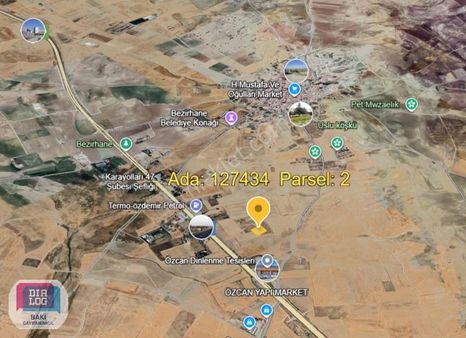 Gölbaşı Bezirhane | 2943 M2 İmarlı Müstakil Köşe Parsel