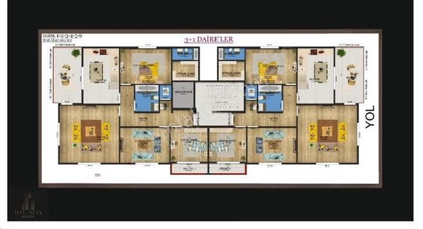 Joy/max Gayrimenkulden Şehir Hastanesinin Altında Fırsat Daire