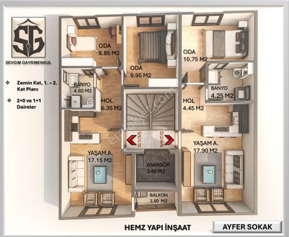 Sevgim'den Çamlıca'da Ödeme Kolaylıklı Anahtar Teslim Lüks 2+1
