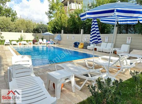 Side Merkezde 1+1 Eşyalı Daire Denize Yürüme Mesafesinde