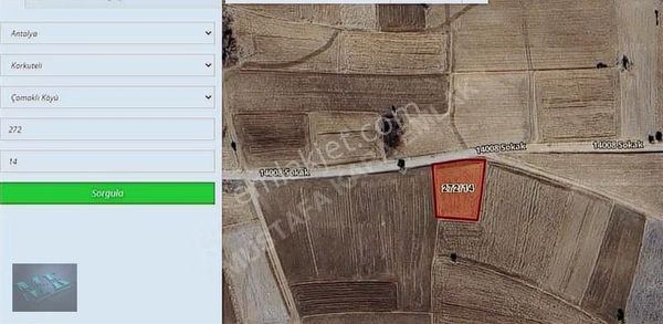 Mustafa Karadan Korkuteli Çomaklı Da Yola Cephe Parseller