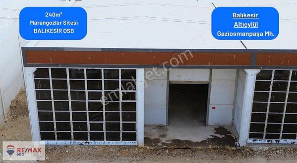 Remax Mıd Organıze Sanayı Satılık 240 M2 Dükkan