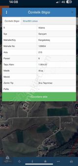 Sarıçam Erkan Koleji Arkası 1064 M2 Tek Tapu Arsa