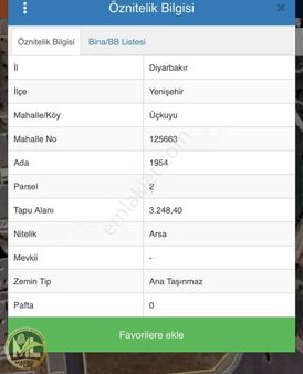 Üçkuyularda Mütahite Vekalket Verilmiş Satılık Acil Fırsat Arsa
