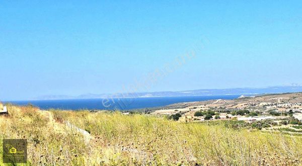 Çeşme'de Satılık 2 Dönüm Deniz Manzaralı Arazi Tarla