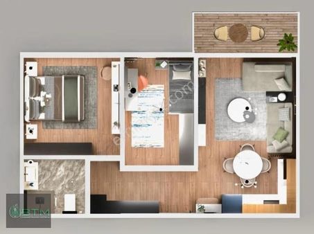 Onyx Corner ^^peyzaj Cephe^^ 2+1 Lüx Daire