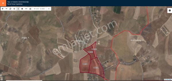 İmar Emlak2'den Yola 1 Parsel İçeride Elektrik Yanında 4840m2 Satılık Tarla