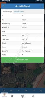 Anıl Emlaktan İnegöl Edebey De Satılık Meyve Bahçesi Tapulu Arsa