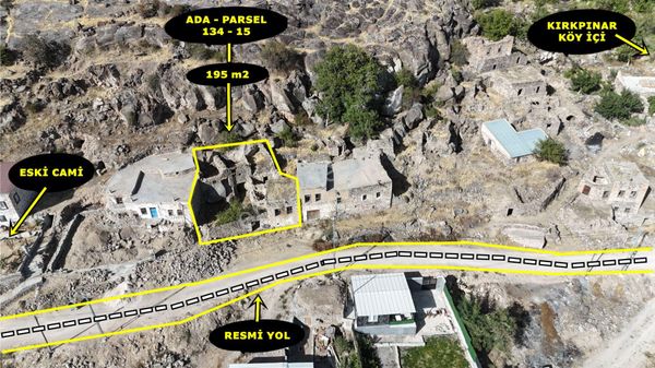 E.gökal Kırkpınar Gebere Barajı ! Yola Cephe 195 M2 Arsa Yatırım