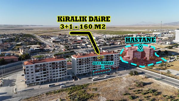 Karapınar Emlak'tan Kiralık Hastane Yanında 160 M2 Daire