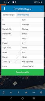 #satılık# Mudanya Altıntaş Mahallesi Arsa