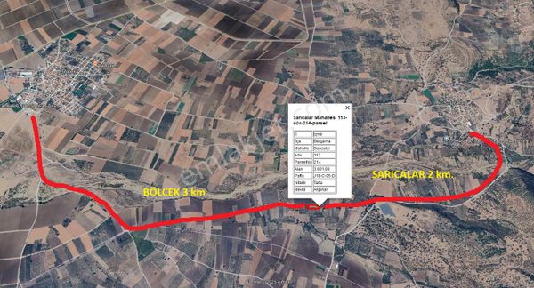 Komutan Emlaktan Sarıcalar Da 3600 M2 Hobi Bahçesi