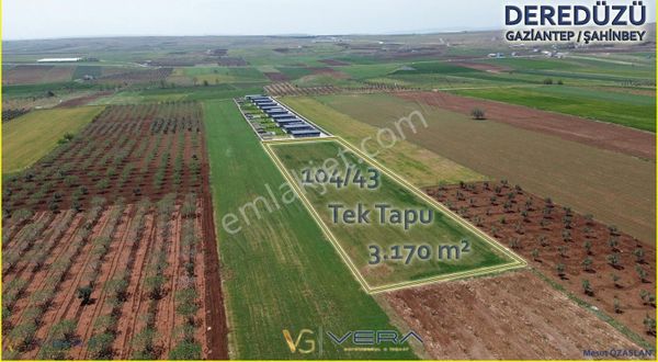 Vera'dan Deredüzü'nde Tek Tapu Yatırımlık Arazi