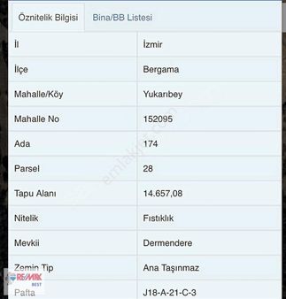 5 Kozak Yaylasında Satılık Fıstıklık