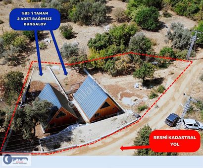 Kalkan Çayköy'de %85'i Tamam 2 Adet ( 2+1 )bungalov