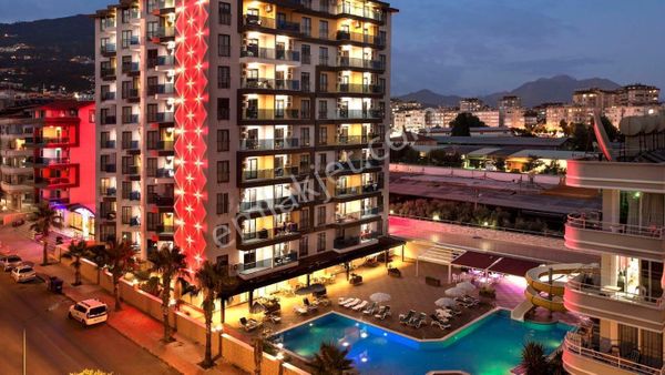 Alanya Saray Mh Aktiviteli Sitede Eşyalı 1+1 Kiralık Daire