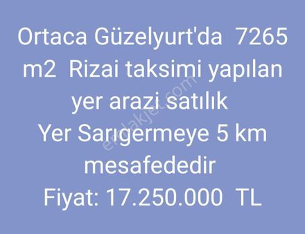 Ortaca Guzelyurt'da Rizai Taksimli Yer