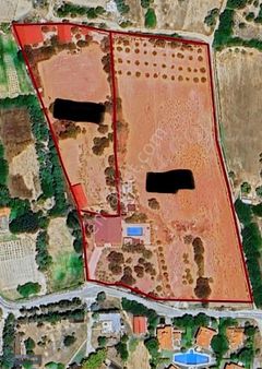 Çeşme Dalyan Ayasandra 21 Dönüm Arsa + Havuzlu Villa