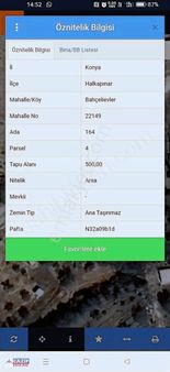 Cazip'ten Halkapinarda Baraja Yakın Anayol Üzeri Arsa