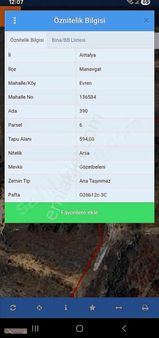 Manavgat Evren'de Satılık Arsa