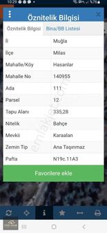 Milas Hasanlarda Satılık Arsa