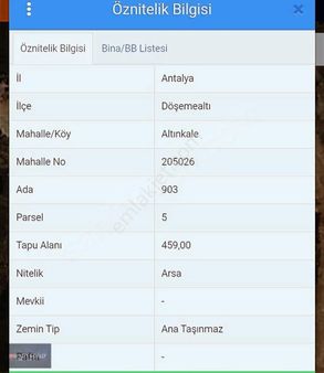 Döşemealtı-altınkale'de Yola Cephe Fırsat Arsa