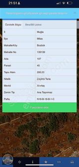 Acil 2 Tapu Birden Toplam 400 M2 İmar Yani Başında Kaçmaz