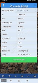 Çanakkale Yapıldak'ta Fırsat Kooperatif Hissesi