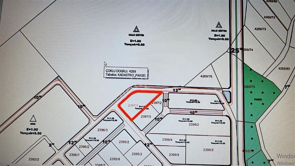 Hilalkent Mahallesinde 5 Kat İmarlı 2241 M2 Satılık Köşe Arsa
