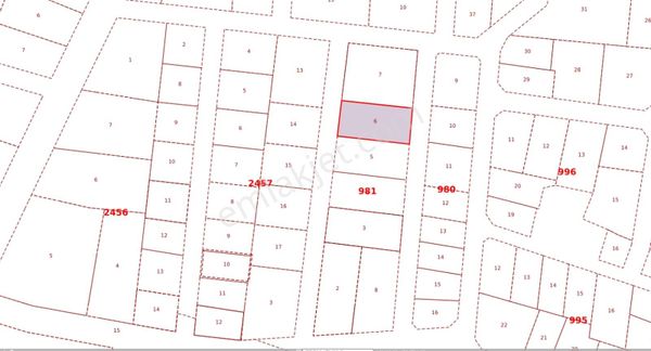 Yalova Merkez Gaziosmapaşa Satılık Arsa 357 M2 %40 Taban Oturumu