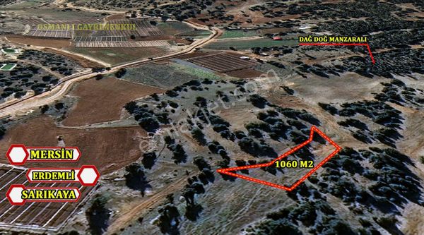 Sarıkayada Acilll Satılık 1060m2 Tarla