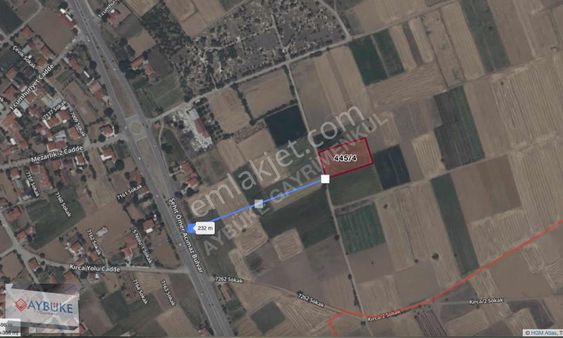 Alaattin'de Anayola Yakın 3.564 M2 Arazi