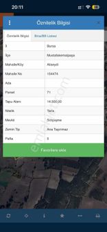 Köyün Dibi Elektrik Su İçinde 7250 M2 Satılık Tarla