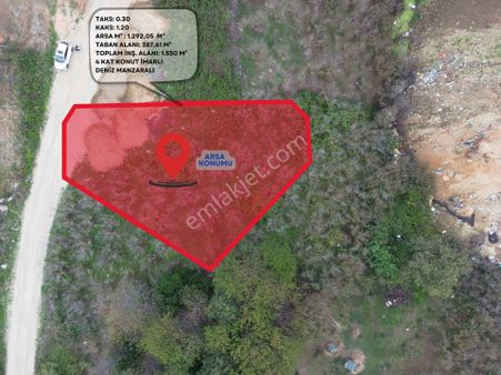 Düzce/akçakoca'da Deniz Manzaralı Satılık 4 Kat İmarlı Arsa