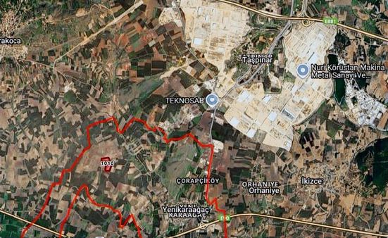 Karacabey Yenikaraağaç Teknosab'a Yakın Yatırımlık Arazi
