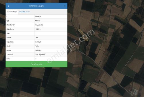 Koyunbabada Satılık Fırsat Arazi