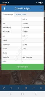 Sarıçam Çarkıparede Villalık Arsa Satılık