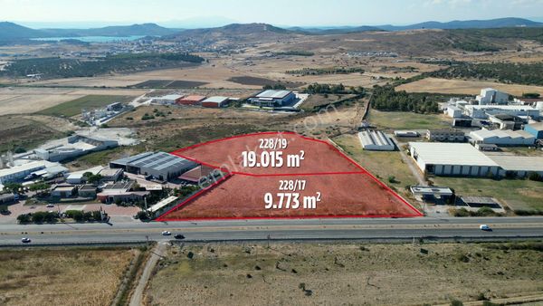 Ayvalık Anayol Üzeri Satılık Sanayi Depolama Alanı İmarlı Arsa