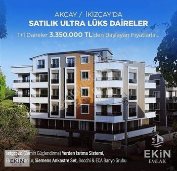 İkizcay'da Jet Groud Sistemli Sıfır 1+1