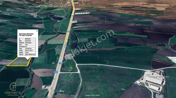 Century 21 Bal Susurluk Demirkapı Satılık Tarla 13 Dönüm