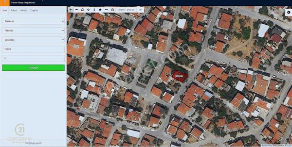 Century21 Bal'dan Dinkçilerde Satılık Arsa