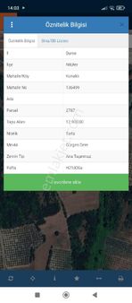 Nilüfer Konaklı Mahallesi Satılık 4300 Mt Hisseli Tarla