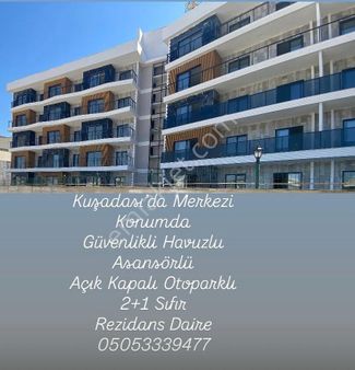 Kuşadası’da Merkezi Konumda Sıfır Satılık Rezidans Daire