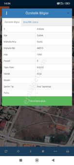 Çiğnitaş Umut .tan Satılık Arsa İmarlı 330 M2