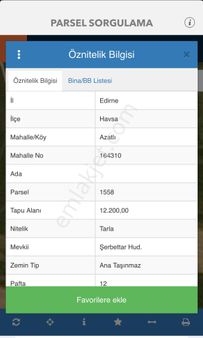 Edirne Havsa Azatlı Köyünde Satılık Tarla Dekar Fiyatı