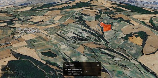 "demirol'dan" Araphacı'da Yolu Mevcut 28.338 M2 Satılık Tarla