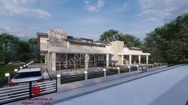 Dikili Ümmetoğlu'ndan 3+1 Lüks İkiz Nizam Temelden Yapım Aşamasında Villa