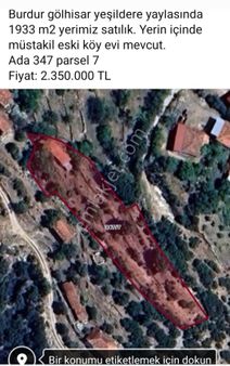 Yeşildere Satılık 1933 Arsa