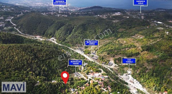 Sapanca' Da 1.035m² Villa - Bungalov İmarlı Doğalgaz Mevcut